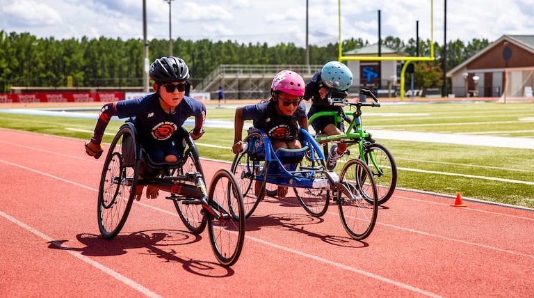 Meet Harry and Lucy, NYC’s tween wheelchair racers