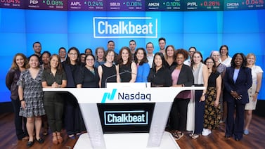 Chalkbeat marks 10-year anniversary by ringing the opening bell at Nasdaq